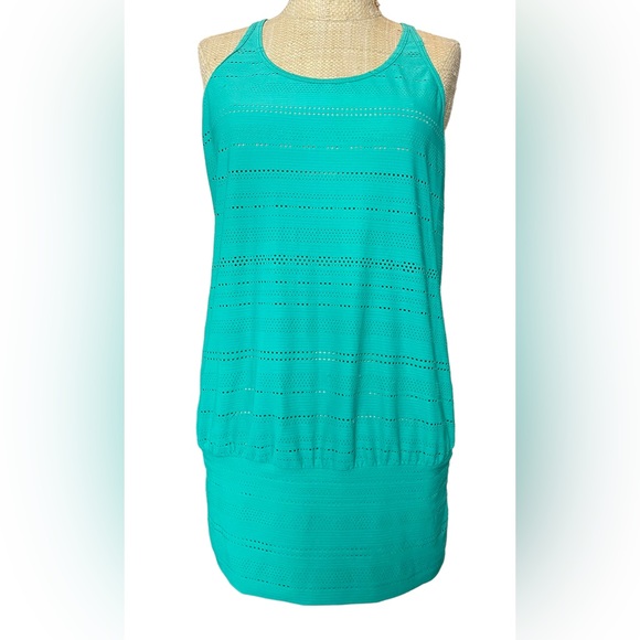 Prana jade green racer back long top. Women’s Large.from MEC - Picture 5 of 6